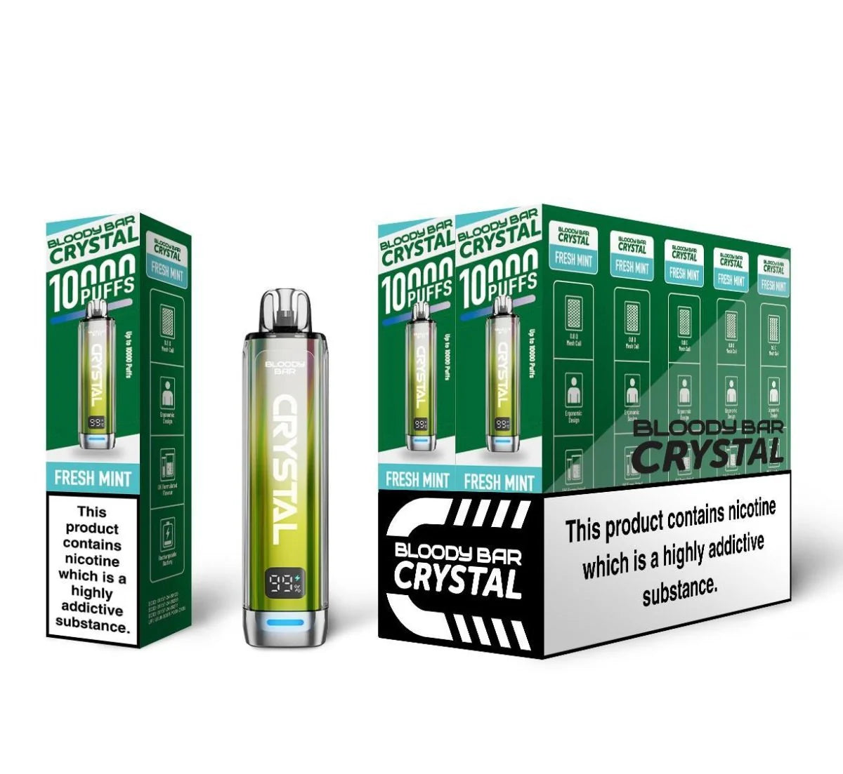 Bloody Bar Crystal 10k Prefilled Pod Vape Kit – Vapes Master