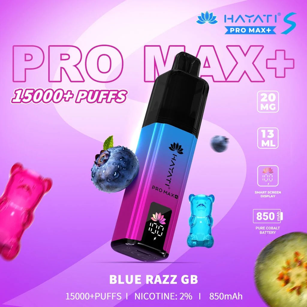 elfbar elfa master akku Hayati Crystal Pro Max Disposable Vape Device main image 1
